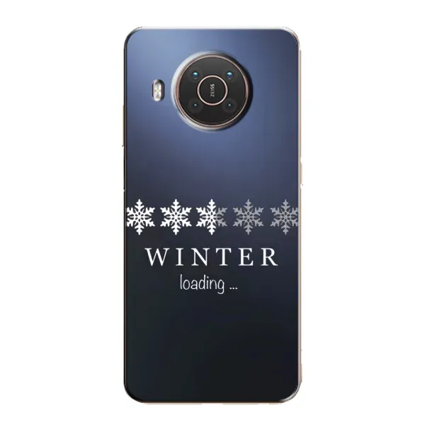 Чохол з принтом «Winter loading» для Nokia X10 Чохол з принтом «Winter loading» для Nokia X10