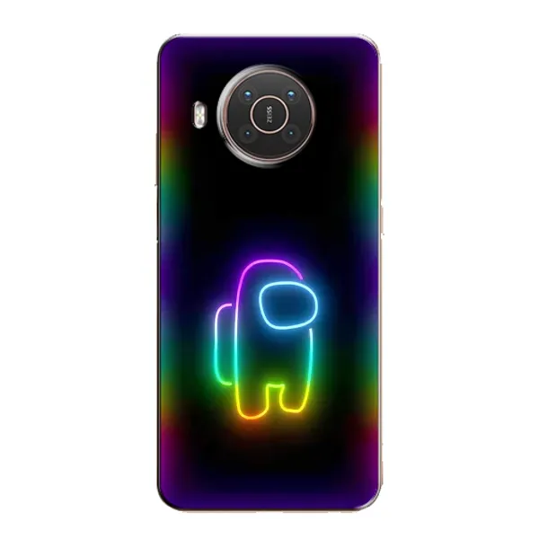 Чехол с принтом «Яркий скин» для Nokia X10