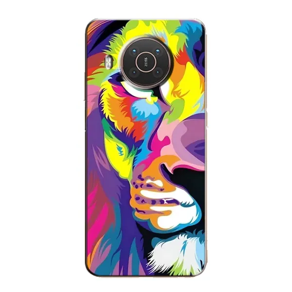 Чехол с принтом «Яркий Лев» для Nokia X10