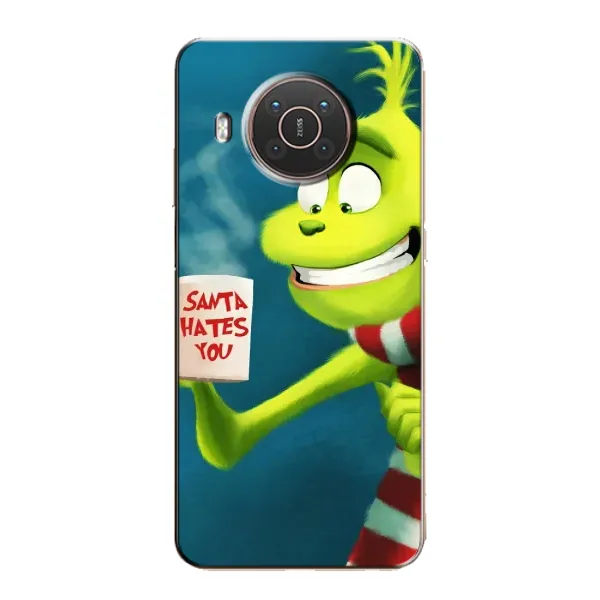 Чехол с принтом «Зеленый Гринч» для Nokia X10