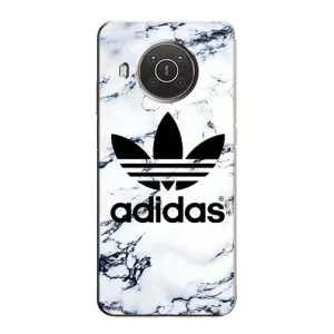 Чехол с принтом «Адидас на мраморе» для Nokia X20