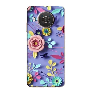 Чехлы с Цветами для Nokia X20 (VPrint) (Цветочный дизайн)