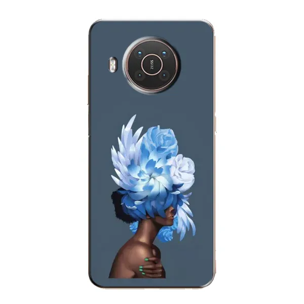 Чехол с принтом «Цветы на голове» для Nokia X20