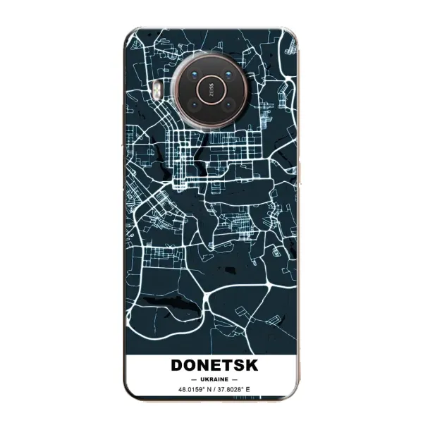 Чохол з принтом «Донецьк» для Nokia X20