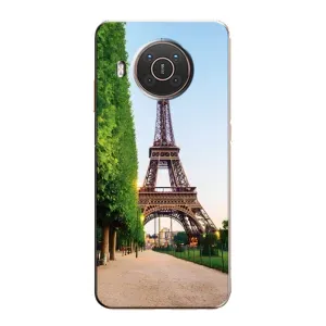 Чохол Ейфелева Вежа Nokia X20 - (AlphaPrint) (Дорога до Парижу)