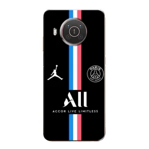 Чохли PSG для Nokia X20 (AlphaPrint) (футболка ПСЖ)