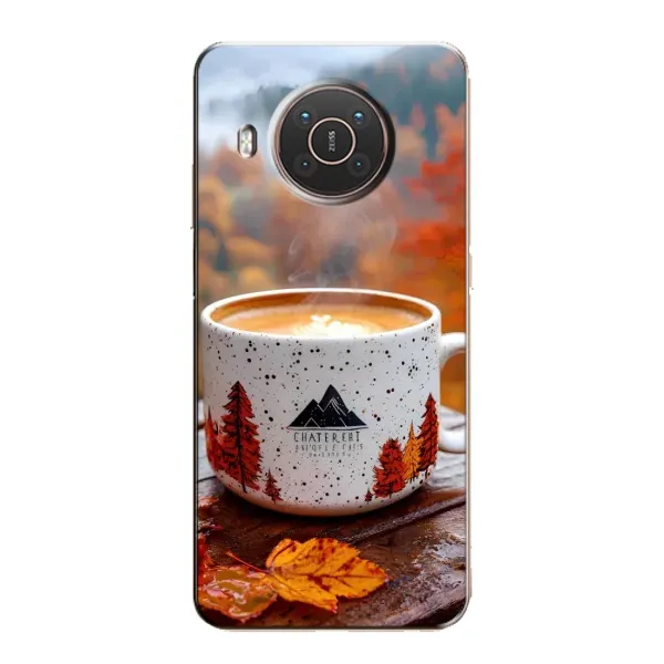 Чохол з принтом «Кава на природі» для Nokia X20
