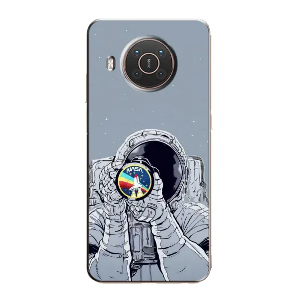 Чехол с принтом «Космонавт фото» для Nokia X20