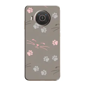Чохол з малюнком кіт на Nokia X20 (Лапи і вуса)