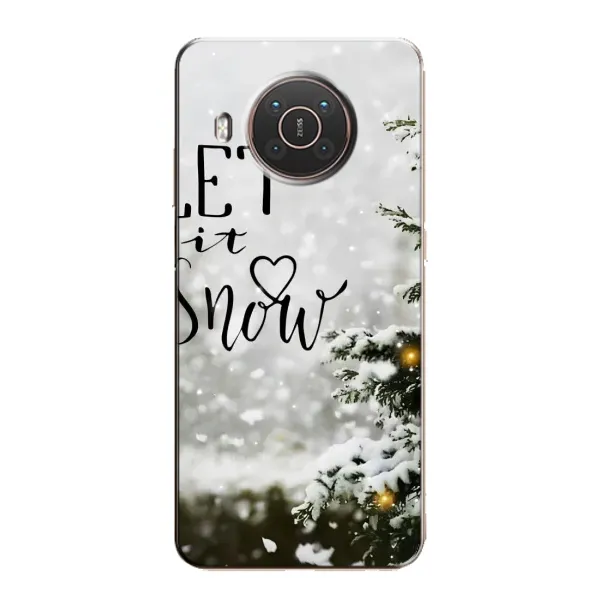 Чохол з принтом «Let it snow» для Nokia X20 Чохол з принтом «Let it snow» для Nokia X20