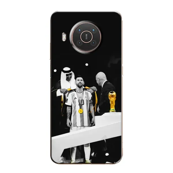 Чохол з принтом «Мессі коронований» для Nokia X20