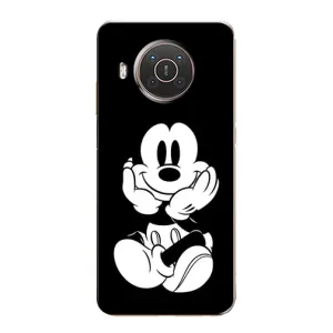 Міккі Маус чохол для Nokia X20 (AlphaPrint - Мультяшні) (Маус на чорному)