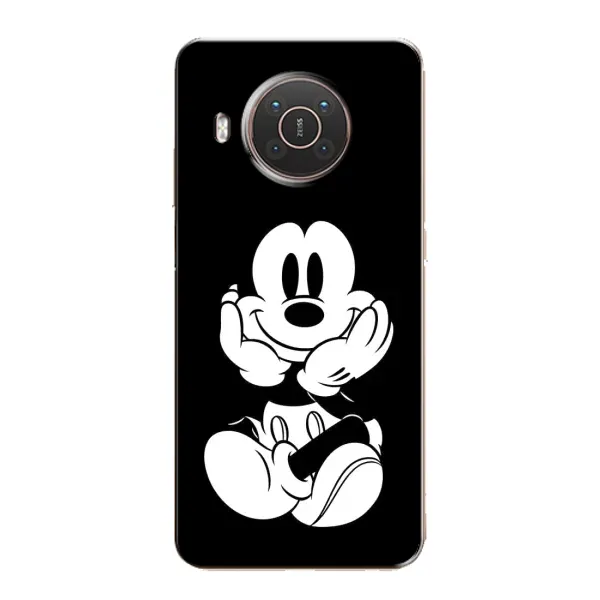 Чехол с принтом «Микки на черном» для Nokia X20 Чехол с принтом «Микки на черном» для Nokia X20