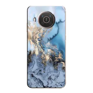 Мраморний чехол на Nokia X20 (VPrint) (Ніжний мрамор)