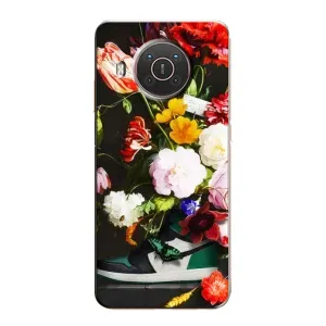 Брендновые Чехлы для Nokia X20 - (PREMIUMPrint) (Nike цветы)