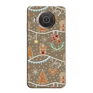 Новорічні, Святкові Чохли для Nokia X20 - 2024 год (Новорічні пряники)