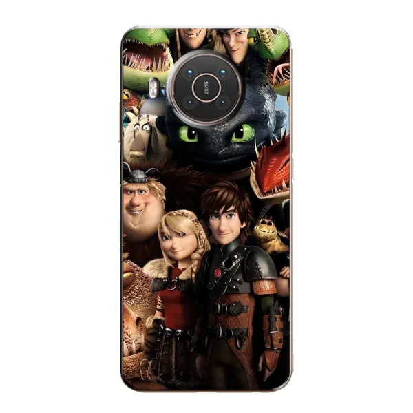 Чохол з принтом «Персонажі дракона» для Nokia X20