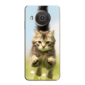 Чохли з Котиками для Nokia X20 (VPrint) (Прижок кота)