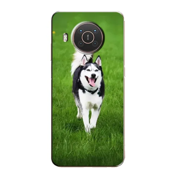 Чехол с принтом «Радостный Хаски» для Nokia X20 Чехол с принтом «Радостный Хаски» для Nokia X20