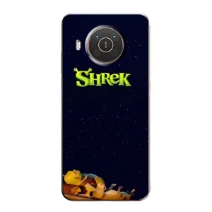 Чохол з мультфільмом Шрек на Nokia X20 (Відпочиваючий Шрек)
