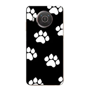Чохли з собаками для Nokia X20 (VPrint) (Сліди собаки)