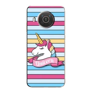 Чехол для Нокиа Х20 - (Единорожки - Новинки) (AlphaPrint) (Unicorn)