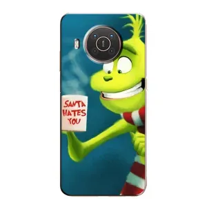 Рождественские Чехлы для Nokia X20 (VPrint) (Зеленый Гринч)