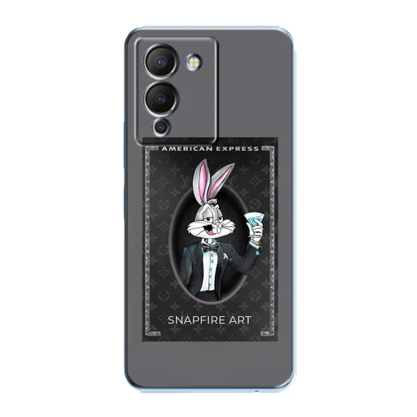 Чехол с принтом «Бакс Бани LV» для Infinix Note 12 (G96)