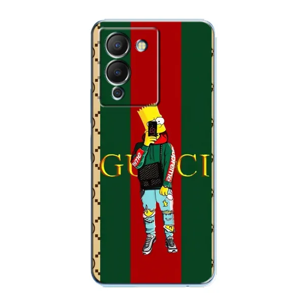 Чехол с принтом «Барт ГУЧЧИ» для Infinix Note 12 (G96)