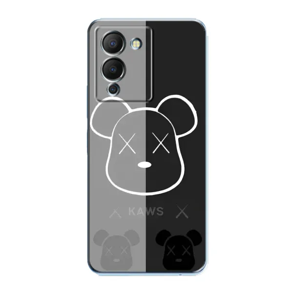 Чехол с принтом «БеарБрик глаза» для Infinix Note 12 (G96)