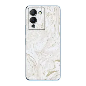 Мраморный чехол на Infinix Note 12 (G96) (VPrint) (Белый мрамор)