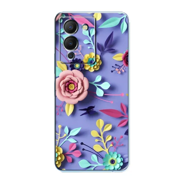 Чохол з принтом «Дизайн квітів» для Infinix Note 12 (G96)