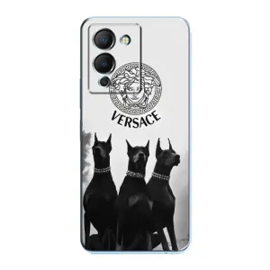 Чехлы VERSACE для Инфиникс Ноут 12 (G96) (PREMIUMPrint) (Доберман Версаче)