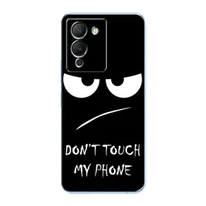 Чехол для Инфиникс Ноут 12 (G96) - (AlphaPrint) с печатью (ТОП продаж) (Dont Touch)