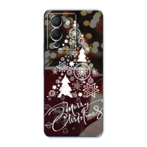 Рождественские Чехлы для Infinix Note 12 (G96) (VPrint) (Елочка узорная)