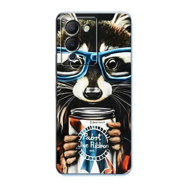 Чехол с принтом «Енот с банкой» для Infinix Note 12 (G96) Чехол с принтом «Енот с банкой» для Infinix Note 12 (G96)