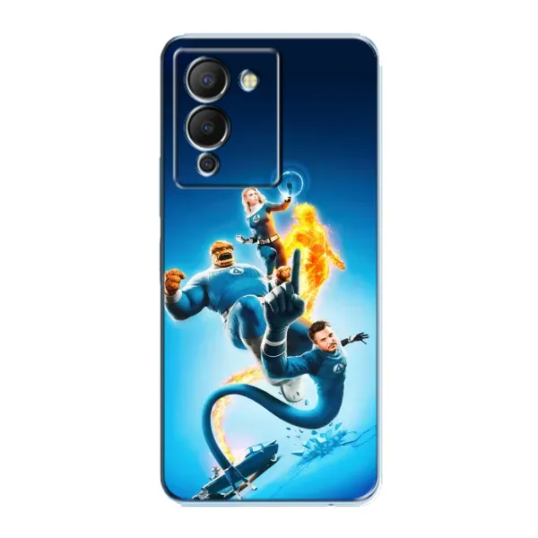 Чехол с принтом «Герои Фантастическая Четверка» для Infinix Note 12 (G96)