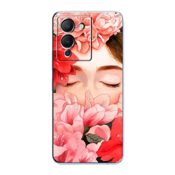 Чохол з принтом «Очі в квітах» для Infinix Note 12 (G96)