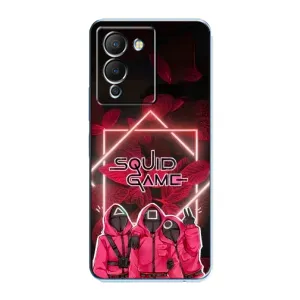 Чехол Гра в кальмара для Infinix Note 12 (G96) (Охранники Игра кальмара)