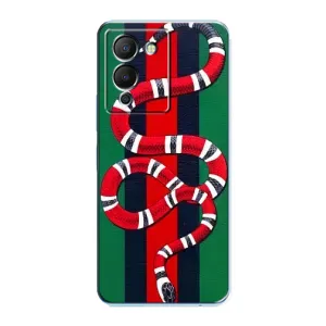 Чехлы ГУЧЧИ для Инфиникс Ноут 12 (G96) (AlphaPrint) (Gucci змия)