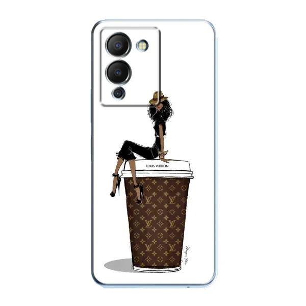 Чохол з принтом «кава LOUIS VUITTON» для Infinix Note 12 (G96) Чохол з принтом «кава LOUIS VUITTON» для Infinix Note 12 (G96)