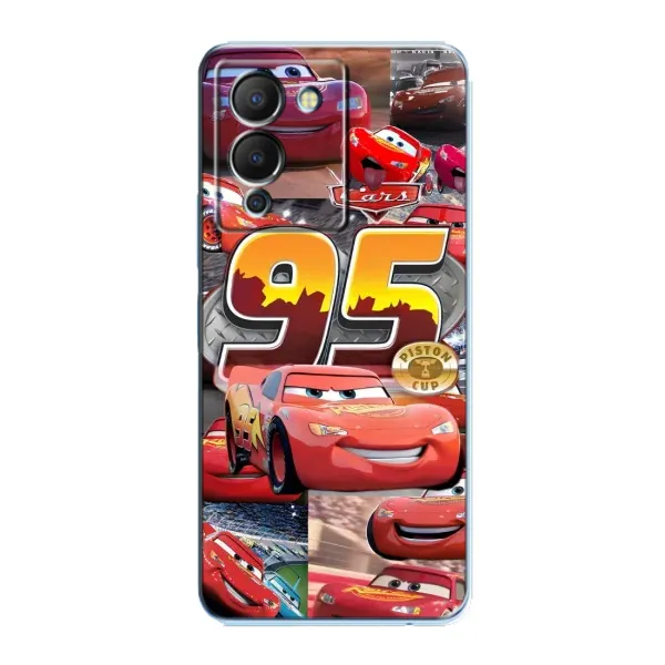 Чехол с принтом «Коллаж Молния Маквин» для Infinix Note 12 (G96)