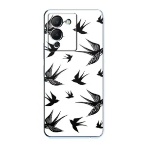Чехол с птицами на Infinix Note 12 (G96) (VPrint) (Ласточки)