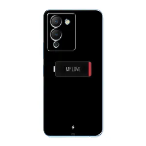 Чехлы для любимой на Инфиникс Ноут 12 (G96) (VPrint) (Love battery)