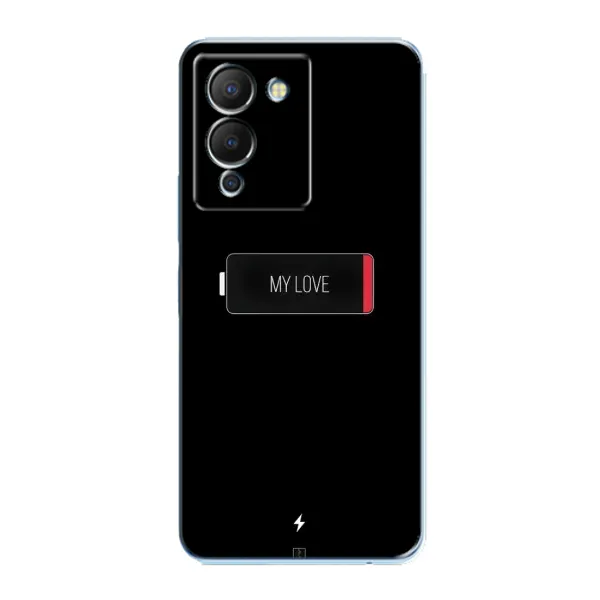 Чехол с принтом «Love battery» для Infinix Note 12 (G96)