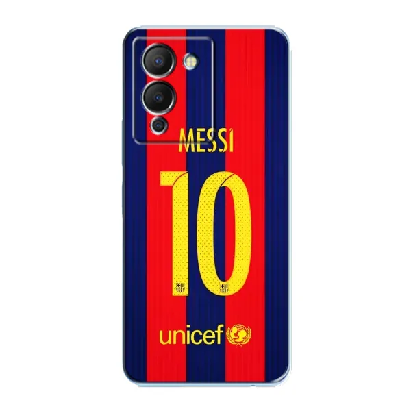 Чехол с принтом «Messi Barca 10» для Infinix Note 12 (G96)