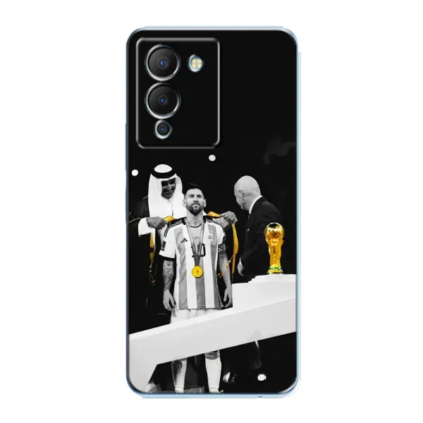 Чохол з принтом «Мессі коронований» для Infinix Note 12 (G96)