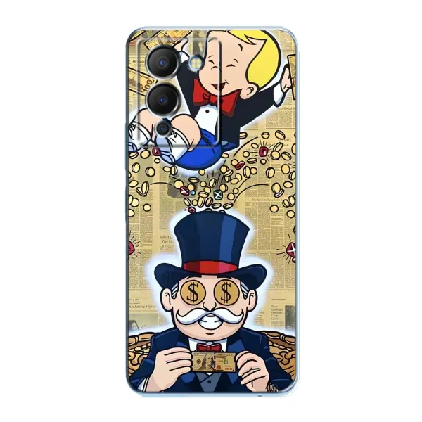 Чехол с принтом «Монополия Мен» для Infinix Note 12 (G96)