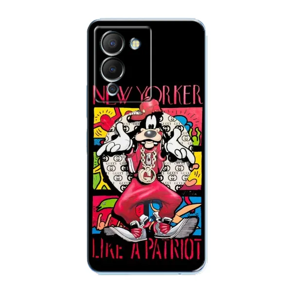 Чехол с принтом «Мультяшный Волк» для Infinix Note 12 (G96)