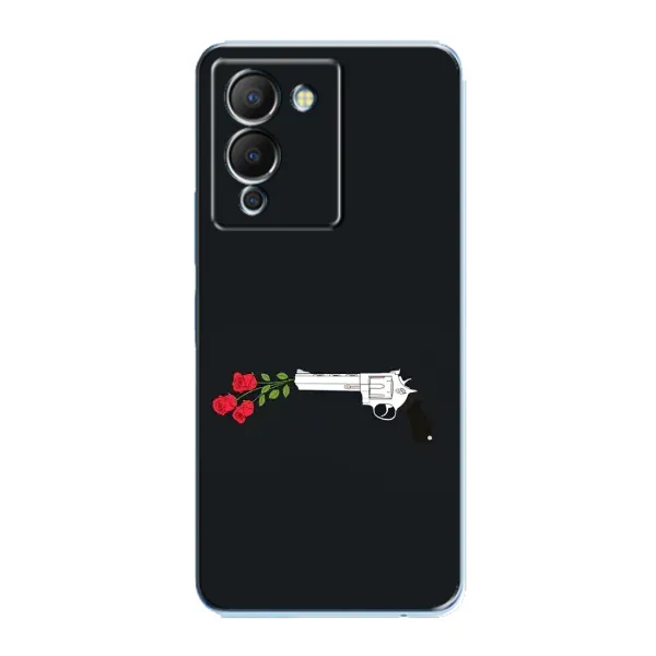 Чохол з принтом «Неочікувані квіти» для Infinix Note 12 (G96)